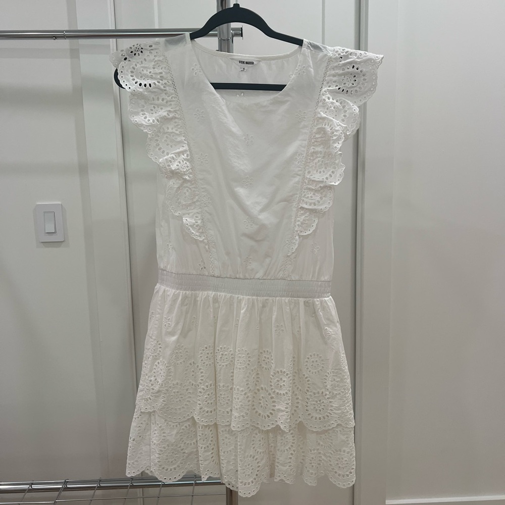 Cotton White Eyelet Dress